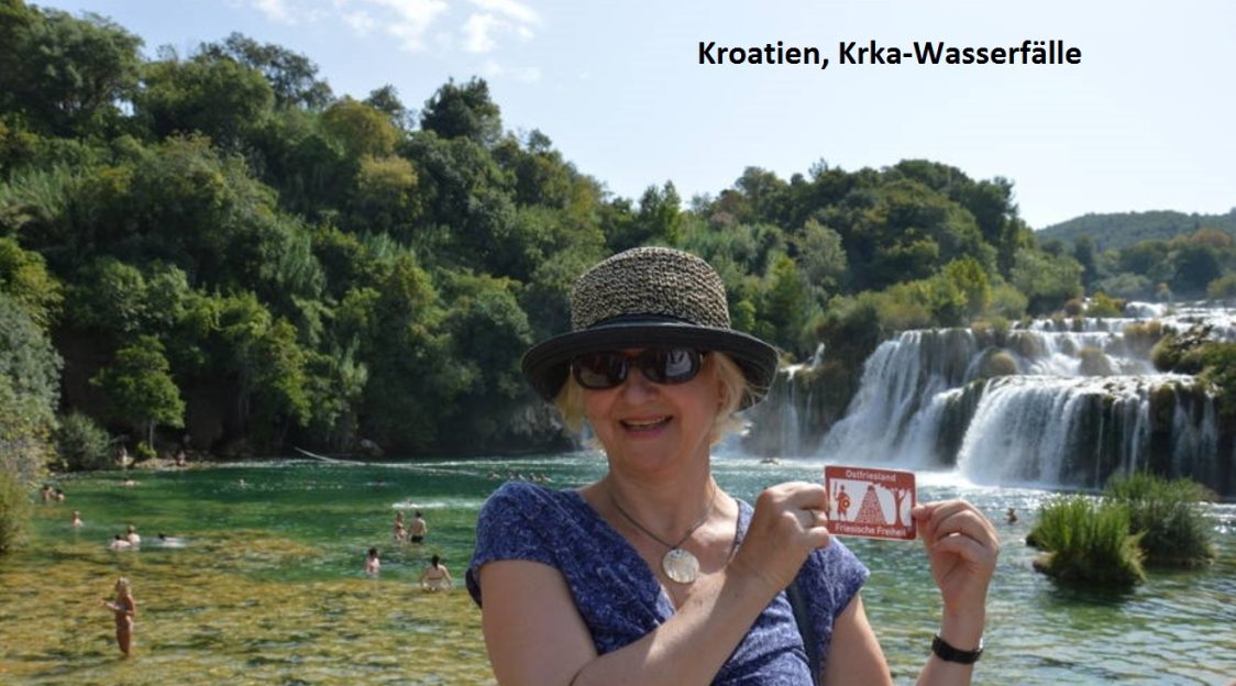 Kroatien, Krk-Wasserfälle, Friesische Freiheit weltweit