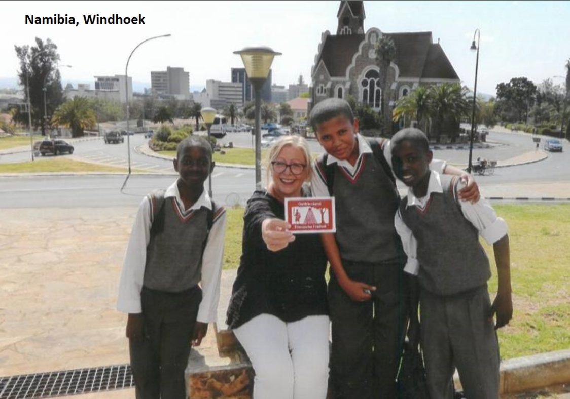 Namibia, Windhoek; Friesische Freiheit weltweit