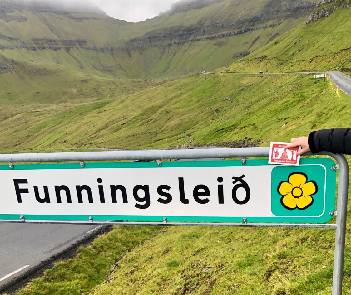 Island, Funnigsleid, Friesische Freiheit weltweit