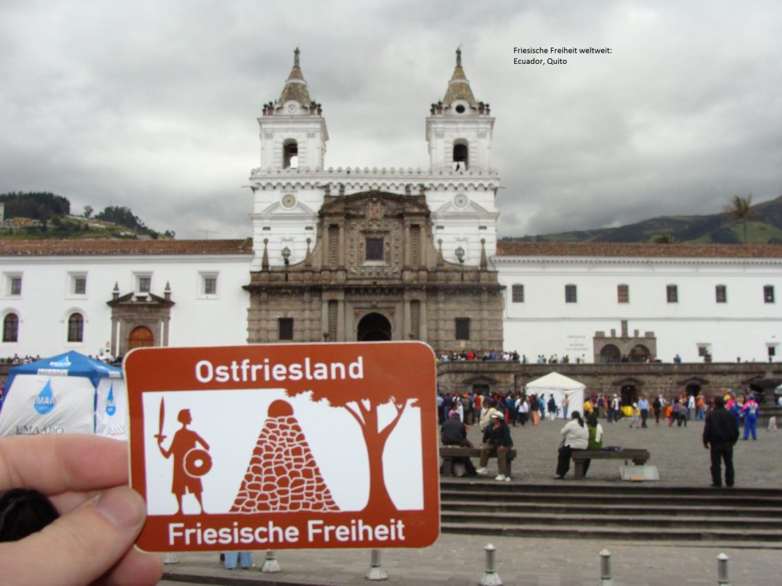 Ecuador, Quito, St.Franziskus Kirche, Friesische Freiheit weltweit