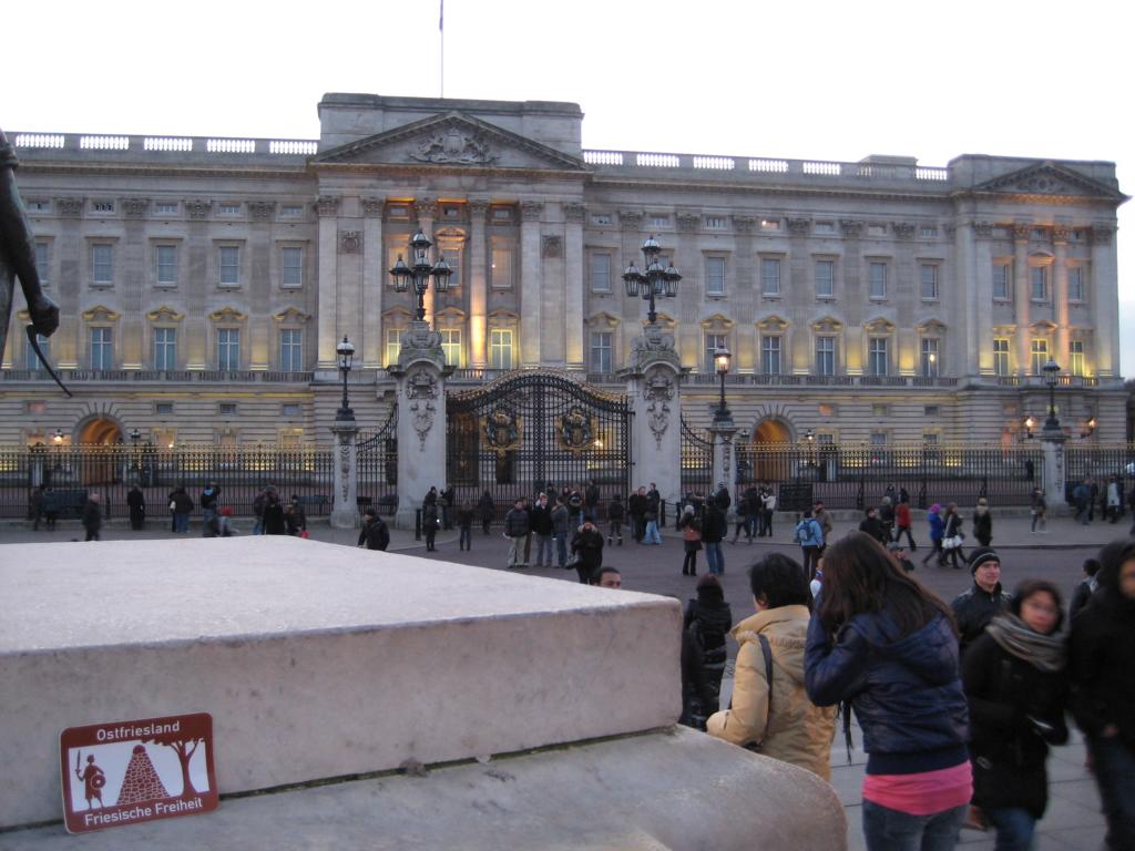 UK, England, London, Buckingham Palace, Friesische Freiheit weltweit