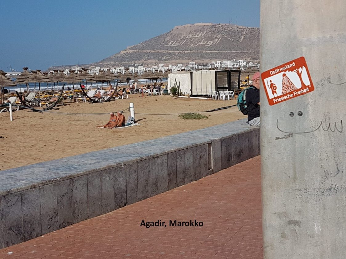 Marokko, Agadir, Friesische Freiheit weltweit