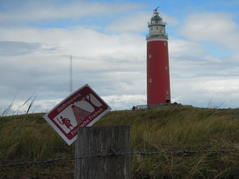 Niederlande, Leuchtturm auf Texel, Friesische Freiheit weltweit