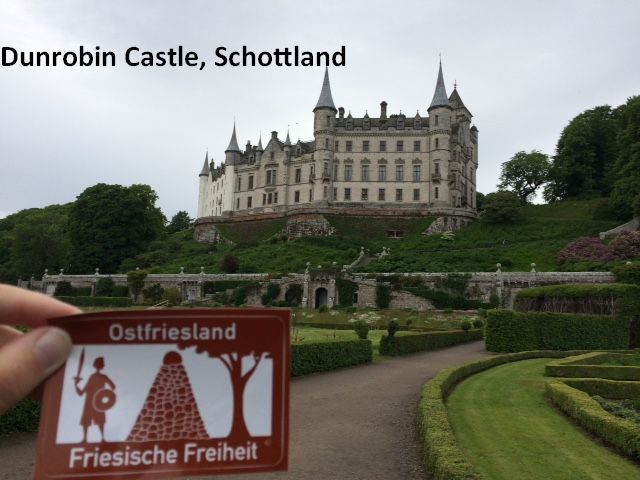 United Kindom, Schottland, Dunrobin Castle, Friesische Freiheit weltweit