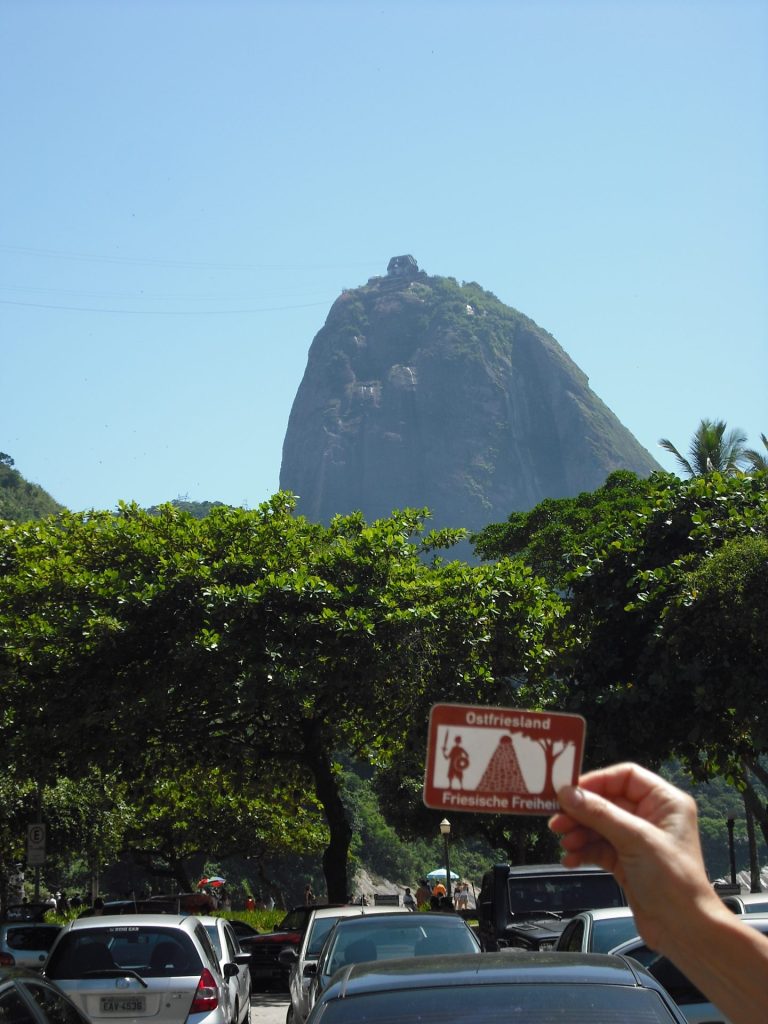 Brasilien, Rio de Janeiro, Zuckerhut 1, Friesische Freiheit weltweit