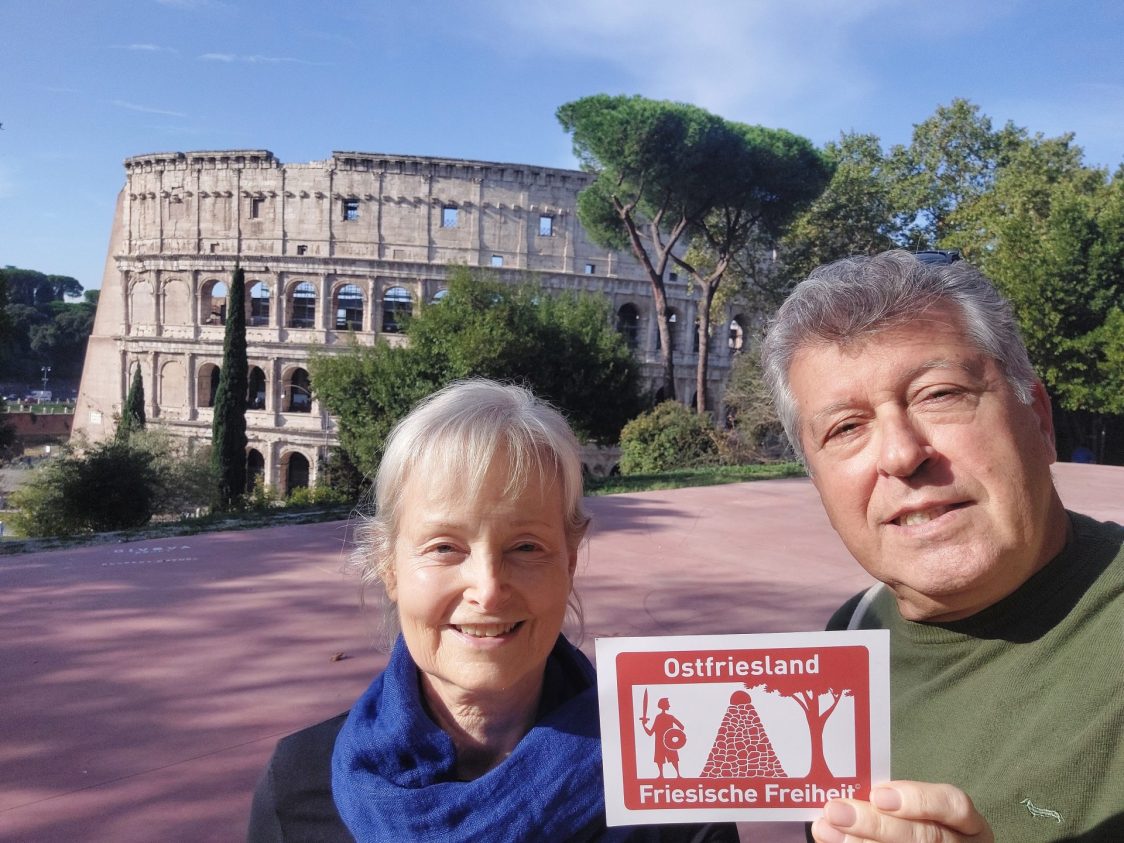 Italien, Rom, Colosseum, Friesische Freiheit weltweit