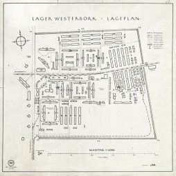 Durchgangslager Westerbork: Lageplan (1944)