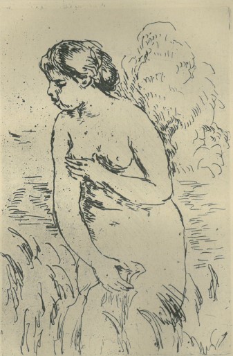 Sur la Plage à Berneval (Pierre-Auguste Renoir)