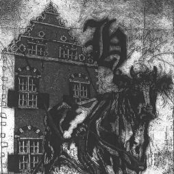 „Haneburg zugig“, Radierung auf Papier, Kriso ten Doornkaat 2004, 20 x 15 cm, OLA 70180