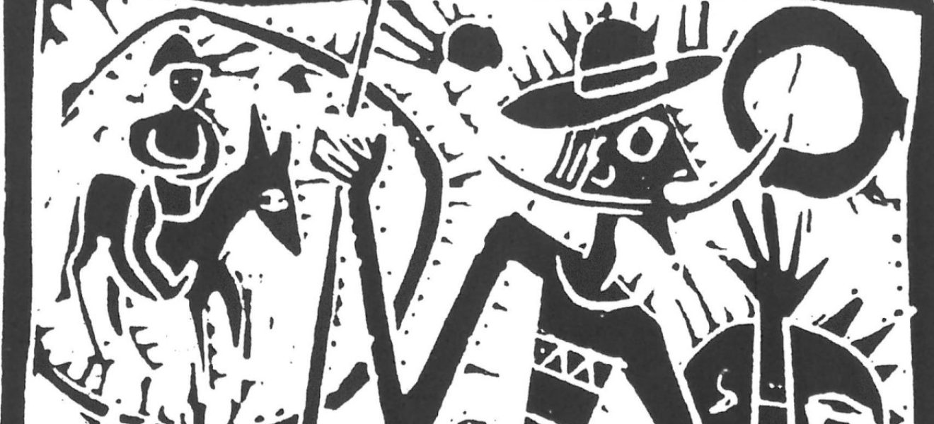 „Don Quichotte“, Herbert Dunkel 1963, 28 x 18,5 cm, OLA 70186 (Foto: Ostfriesische Landschaft)