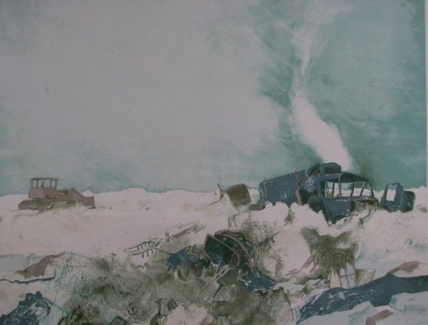"Kulturlandschaft", Dieter Zirkel, 1981, Foto: Ostfriesische Landschaft