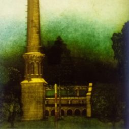 „Wasserwerk“, Hartmut Berlinicke, Farbradierung auf Papier, 49,5 cm x 39 cm, OLA 70040